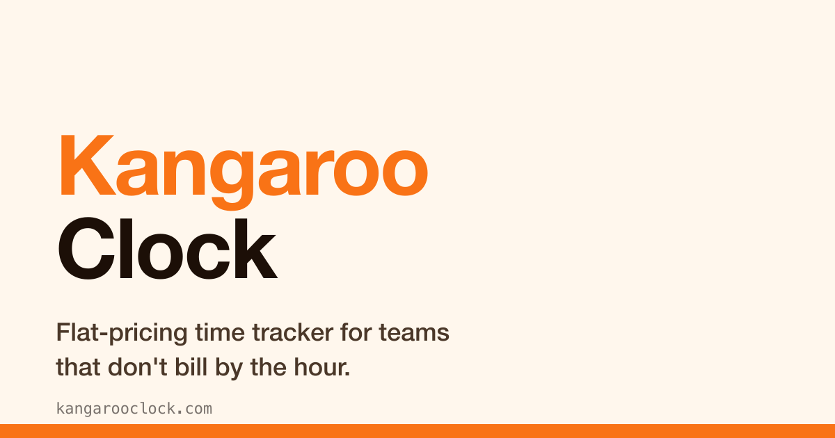 Kangaroo Clock kampanya görseli